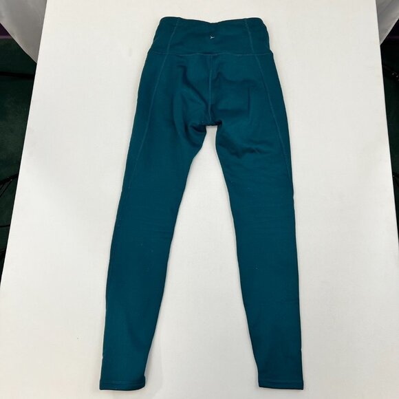 Old Navy Womens Go-Dry Teal Drawstring Waist Activewear Ankle Leggings Size XS - Picture 2 of 9